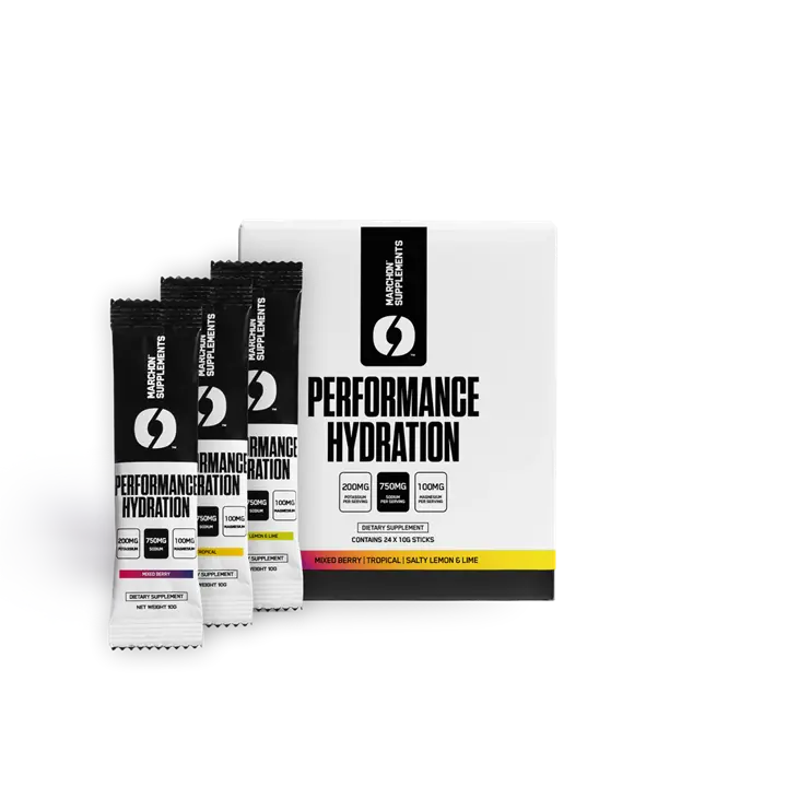 Marchon Supplements Performance Hydration Electrolyte Powder Sachets 24x10g - MyGymSupplements