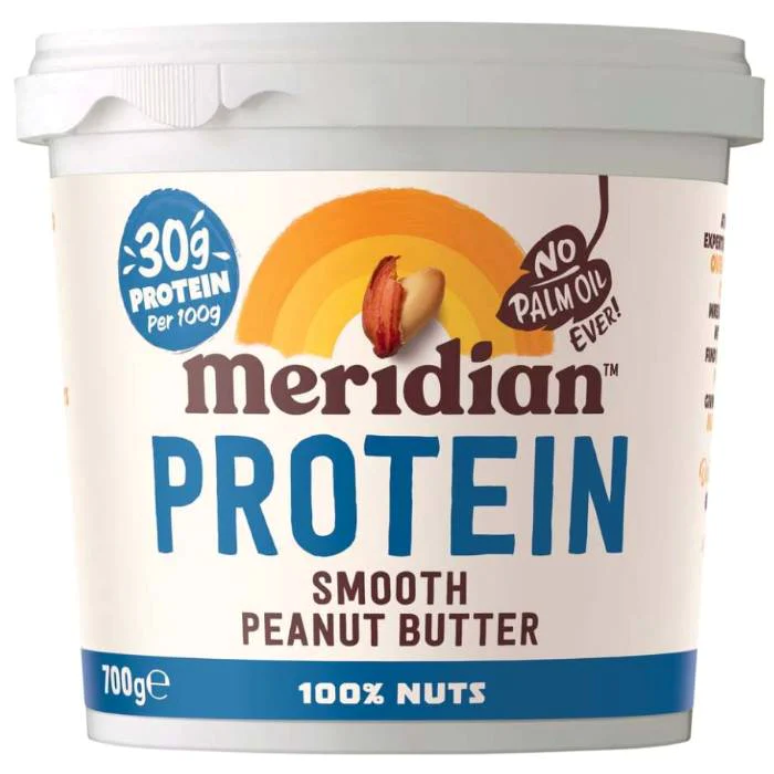 Meridian Protein Smooth (Palm Oil Free) - 700g / Peanut Butter - Nut Butter Spread