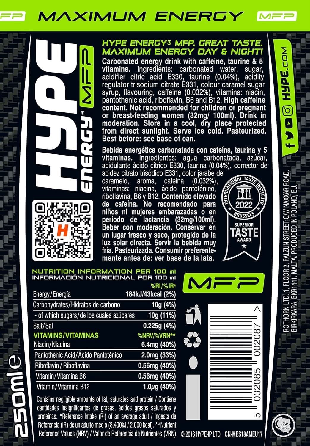 HYPE Pre Workout RTD - Pre-Workout Ready-to-Drinks
