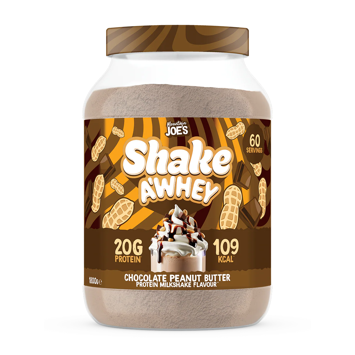 Mountain Joe's SHAKE A'WHEY 1.8kg - MyGymSupplements