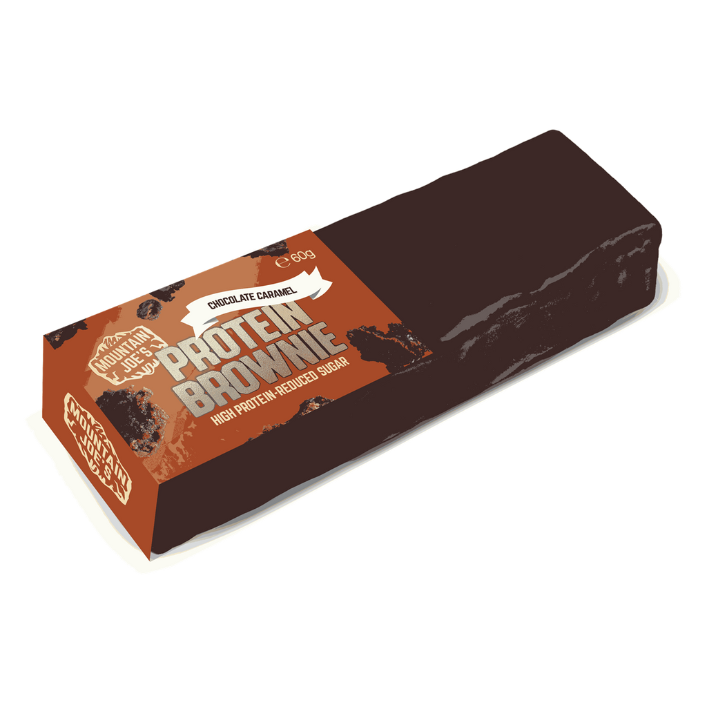 Mountain Joe’s Protein Brownie - 10x60g / Chocolate Caramel - Protein Brownies