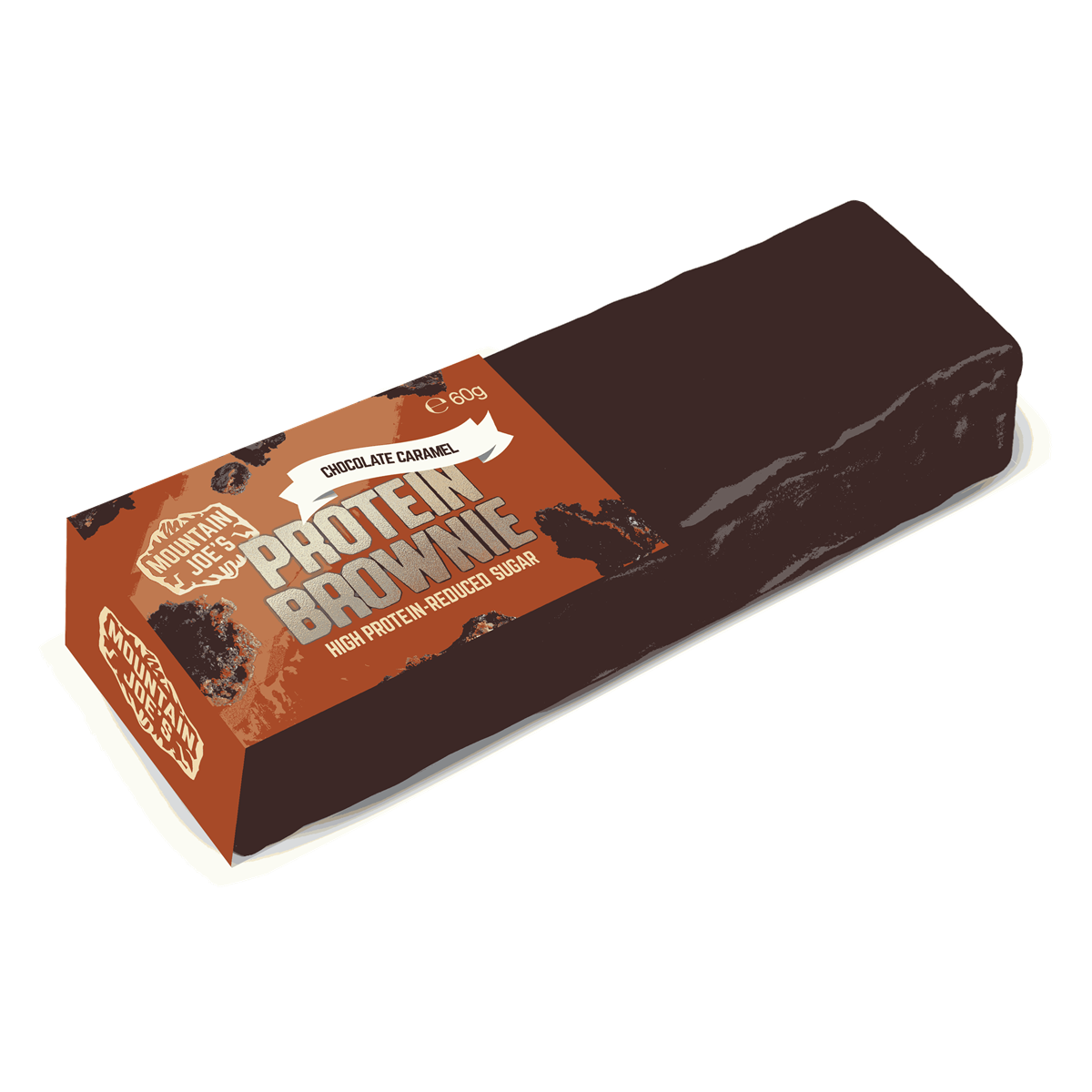 Mountain Joe’s Protein Brownie - 10x60g / Chocolate Caramel - Protein Brownies