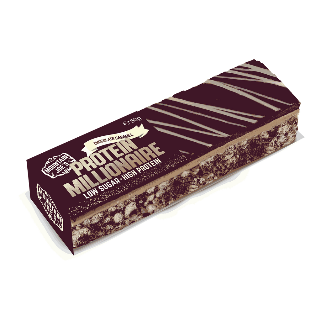 Mountain Joe’s Protein Millionaire - 10x50g / Chocolate Caramel - Protein Bars