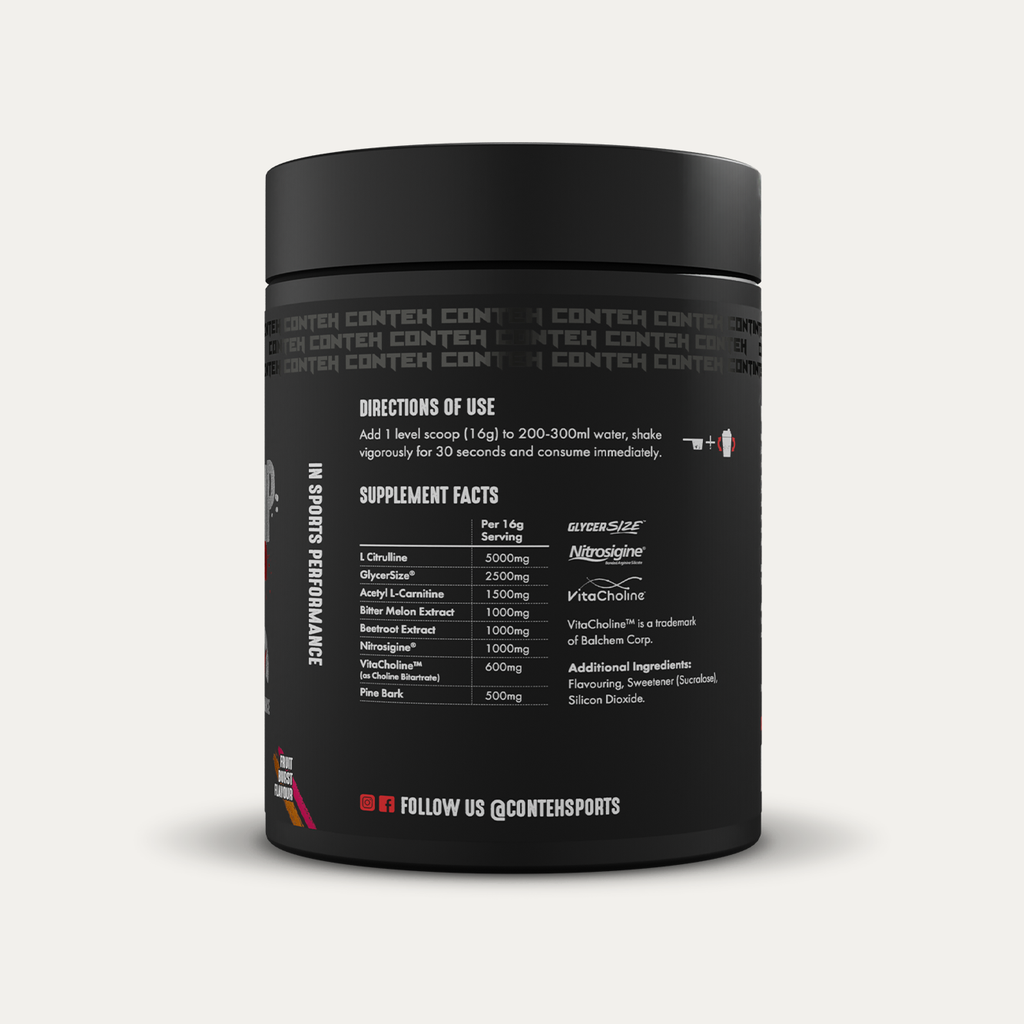 Conteh Sports Mega Pump - Pre-Workout Powder