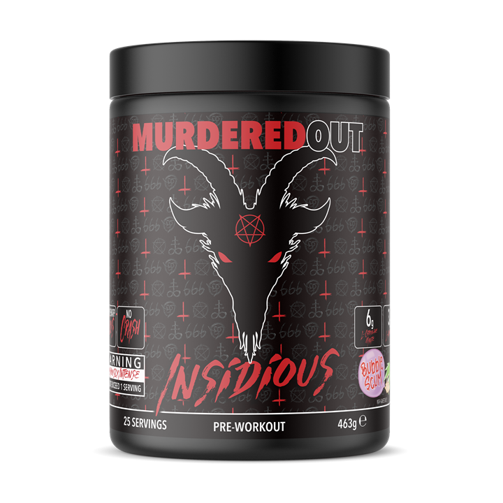 Murdered Out Insidious - 463g / BubbleScum - Pre-Workout Powder