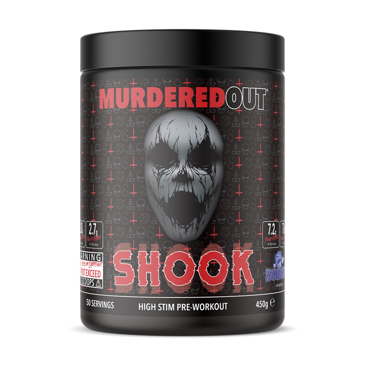 Murdered Out Shook - 450g / Zomberry - Pre-Workout Powder