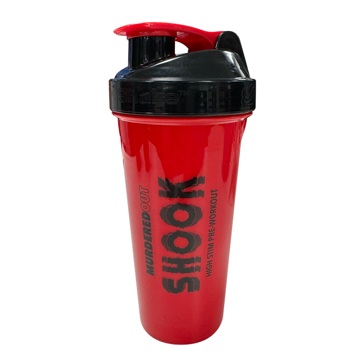 Murdered Out Smartshake Shook Shaker Red & Black - 600ml / Red / Black - Shaker Bottle (Less Than 2 Litres)
