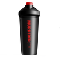Murdered Out Smartshake Shaker Black & Red - 600ml / Black / Red - Shaker Bottle (Less Than 2 Litres)