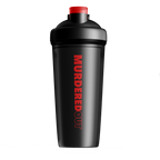 Murdered Out Smartshake Shaker Black & Red - 600ml / Black / Red - Shaker Bottle (Less Than 2 Litres)