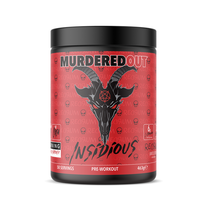 Murdered Out Insidious - 463g / RedRum (Limited Edition) - Pre-Workout Powder