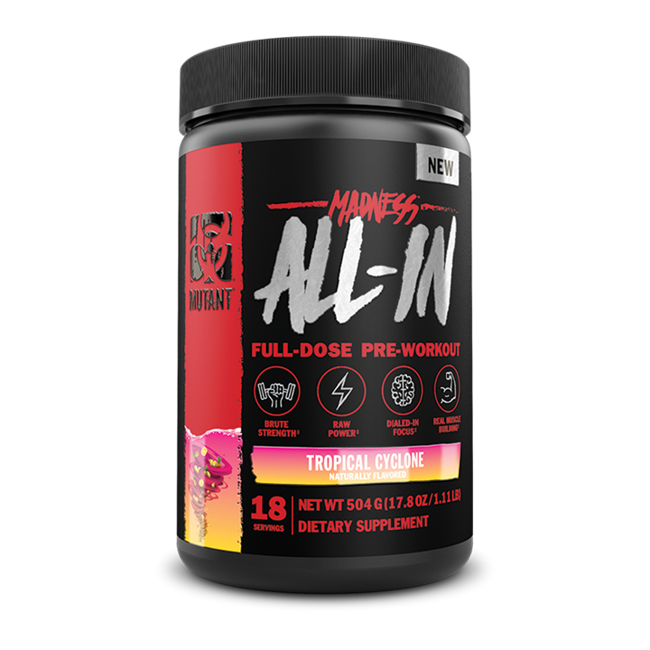 Mutant Madness All-In - 504g / Tropical Cyclone - Pre-Workout Powder