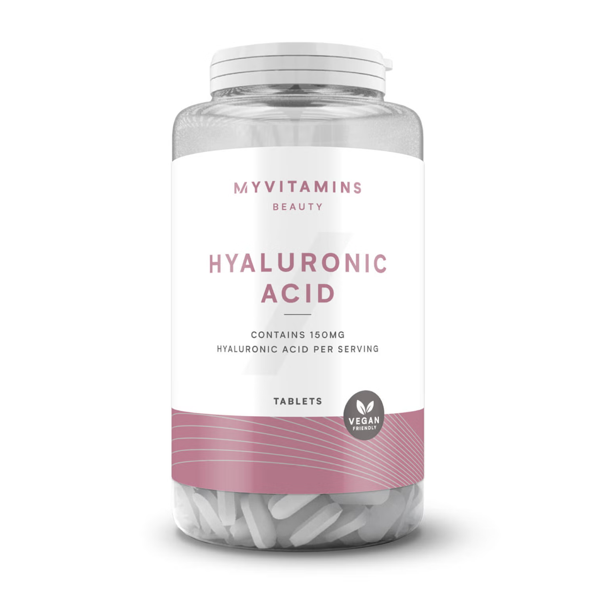 MyProtein MyVitamins Hyaluronic Acid Tablets support skin hydration and are vegan-friendly