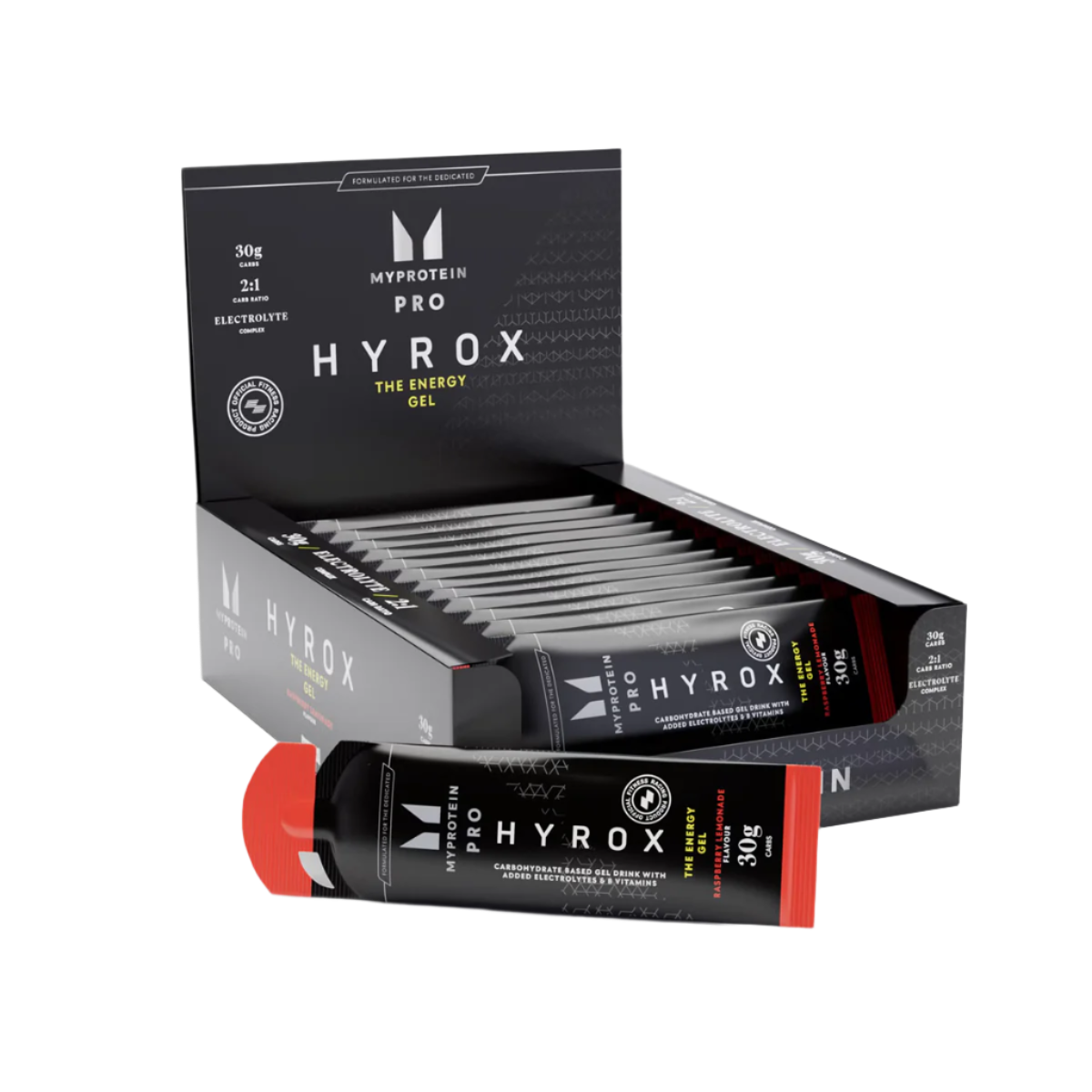 MyProtein THE Energy Gel (HYROX Edition) - 20 x 70g / Raspberry Lemonade - Electrolyte Replacements