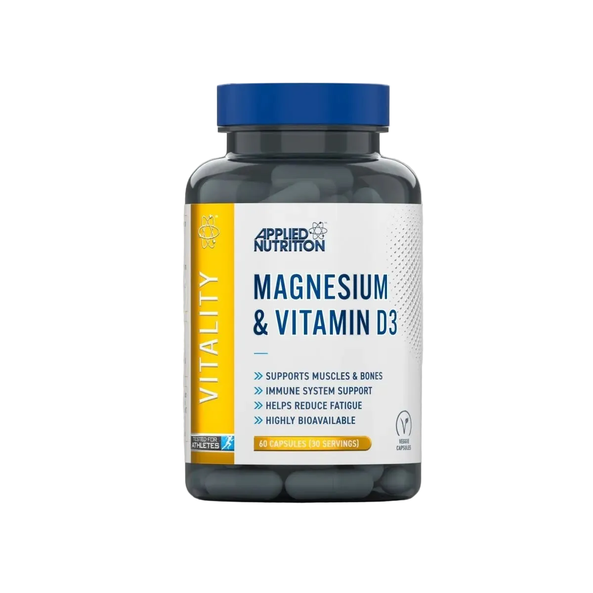 Applied Nutrition VITALITY Magnesium + D3 60 Caps