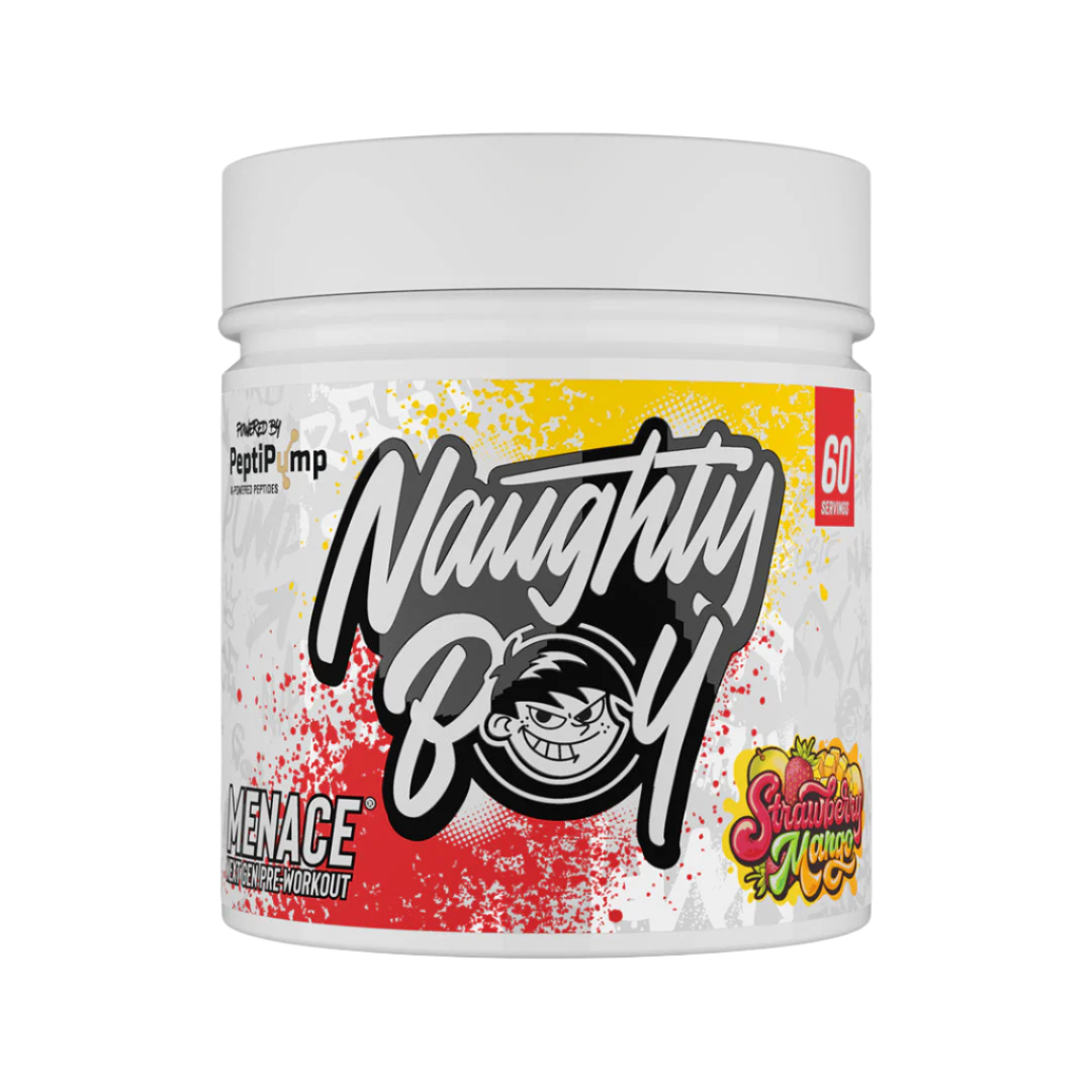 Naughty Boy Menace V2 - 420g / Strawberry Mango - Pre-Workout Powder