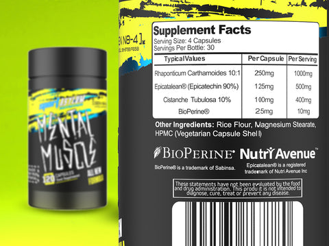 Sport Asylum Mental Muscle - 120 Caps
