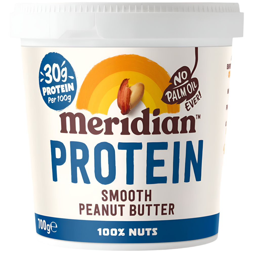 Meridian Protein Smooth (Palm Oil Free) - 700g / Peanut Butter - Nut Butter Spread