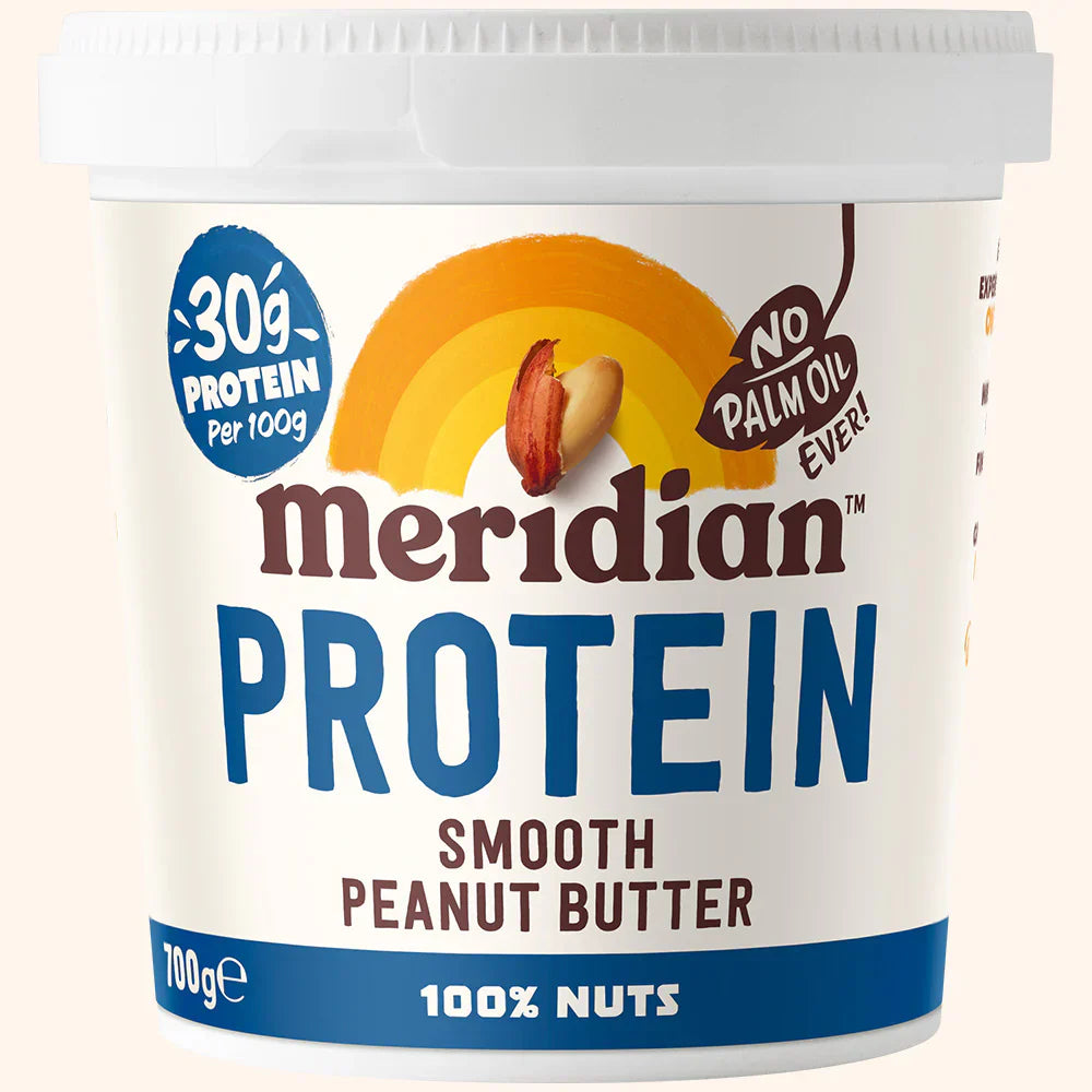Meridian Protein Smooth (Palm Oil Free) - 700g / Peanut Butter - Nut Butter Spread