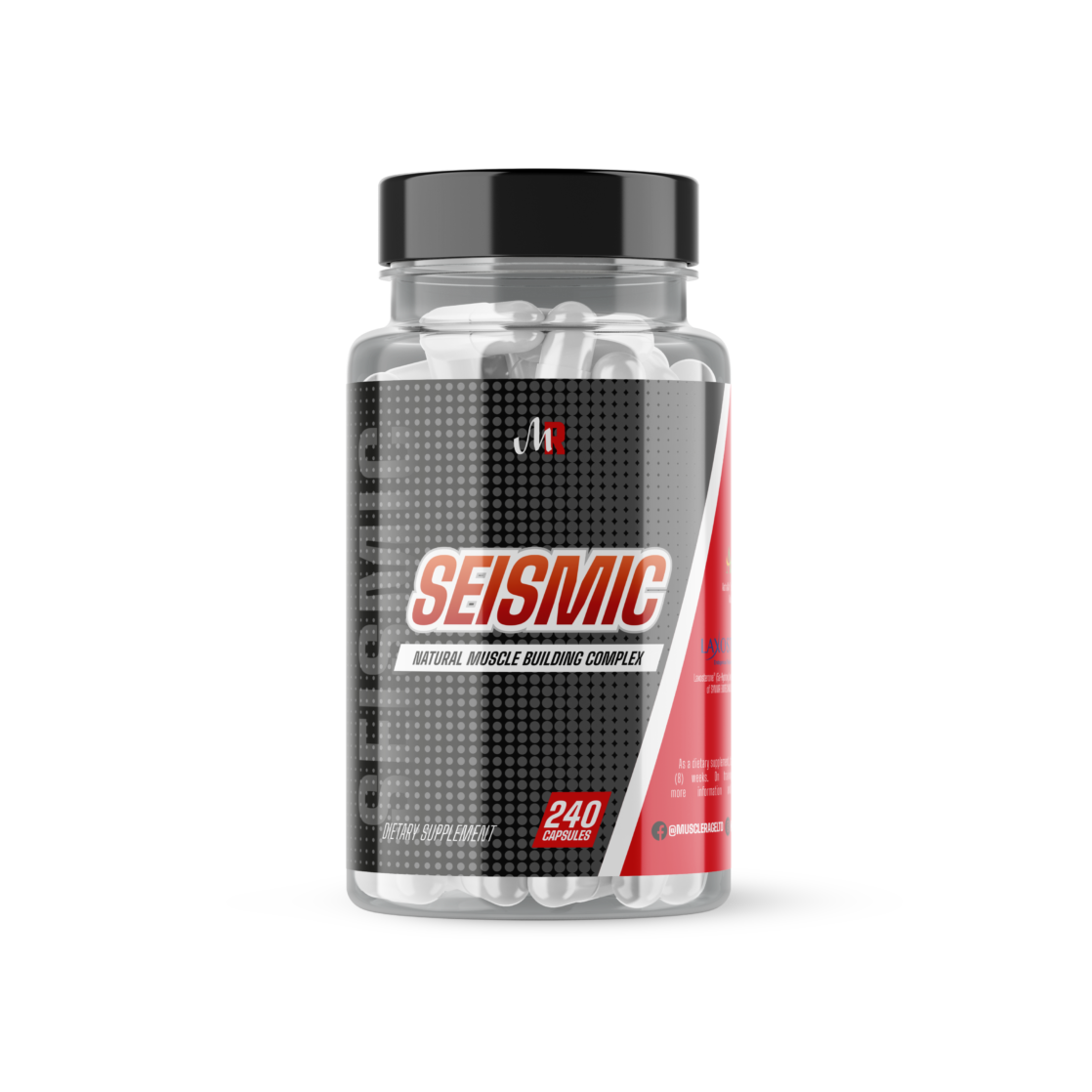 Muscle Rage Seismic - 240 Caps - Multi-Vitamin Capsules