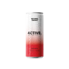 4CTIVE Natural Energy Drink - 12x330ml / Mixed Berry - Ready-To-Drinks