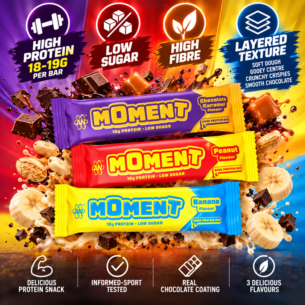 Applied Nutrition Moment Protein Bar – 18–19g Protein | Low Sugar