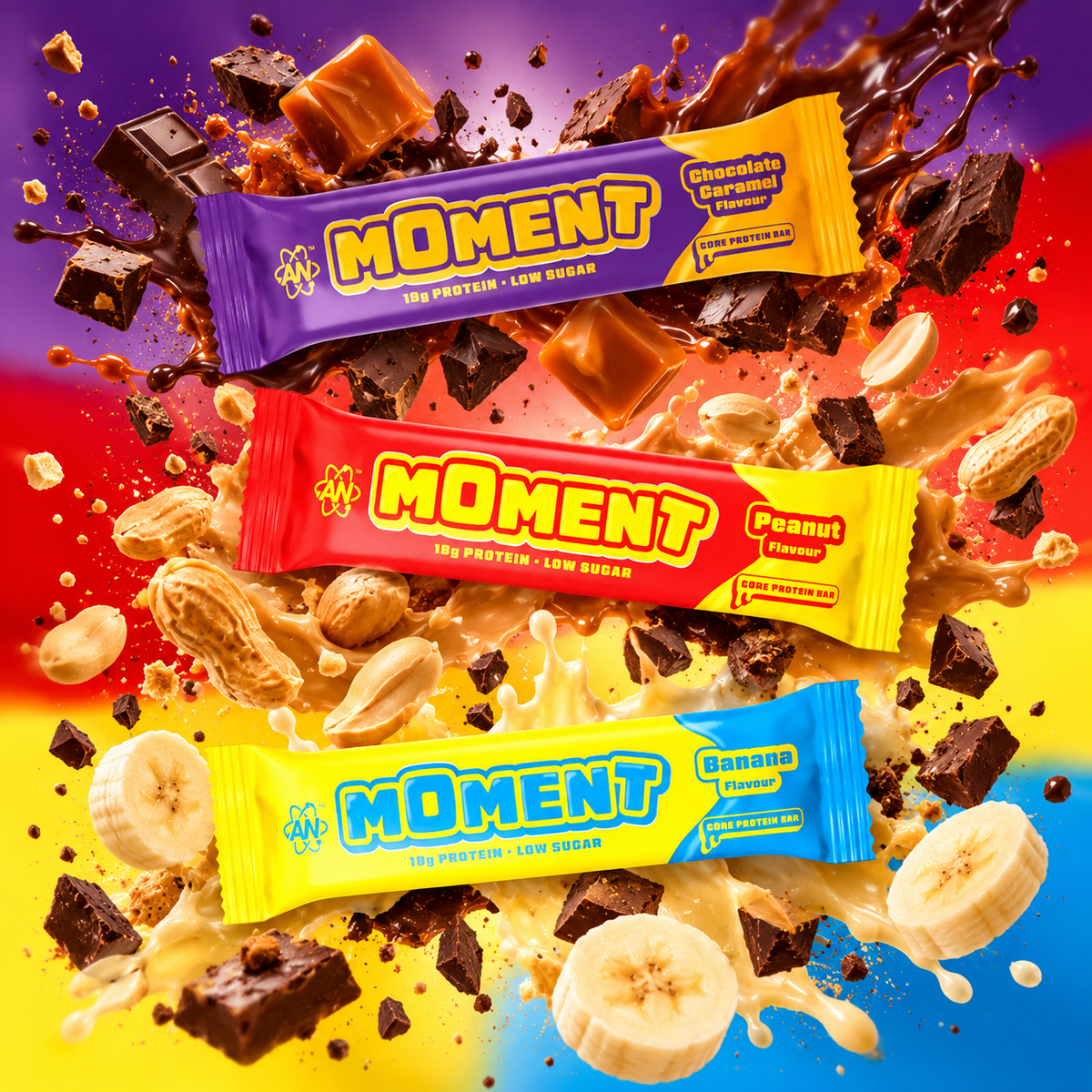 Applied Nutrition Moment Protein Bar – 18–19g Protein | Low Sugar
