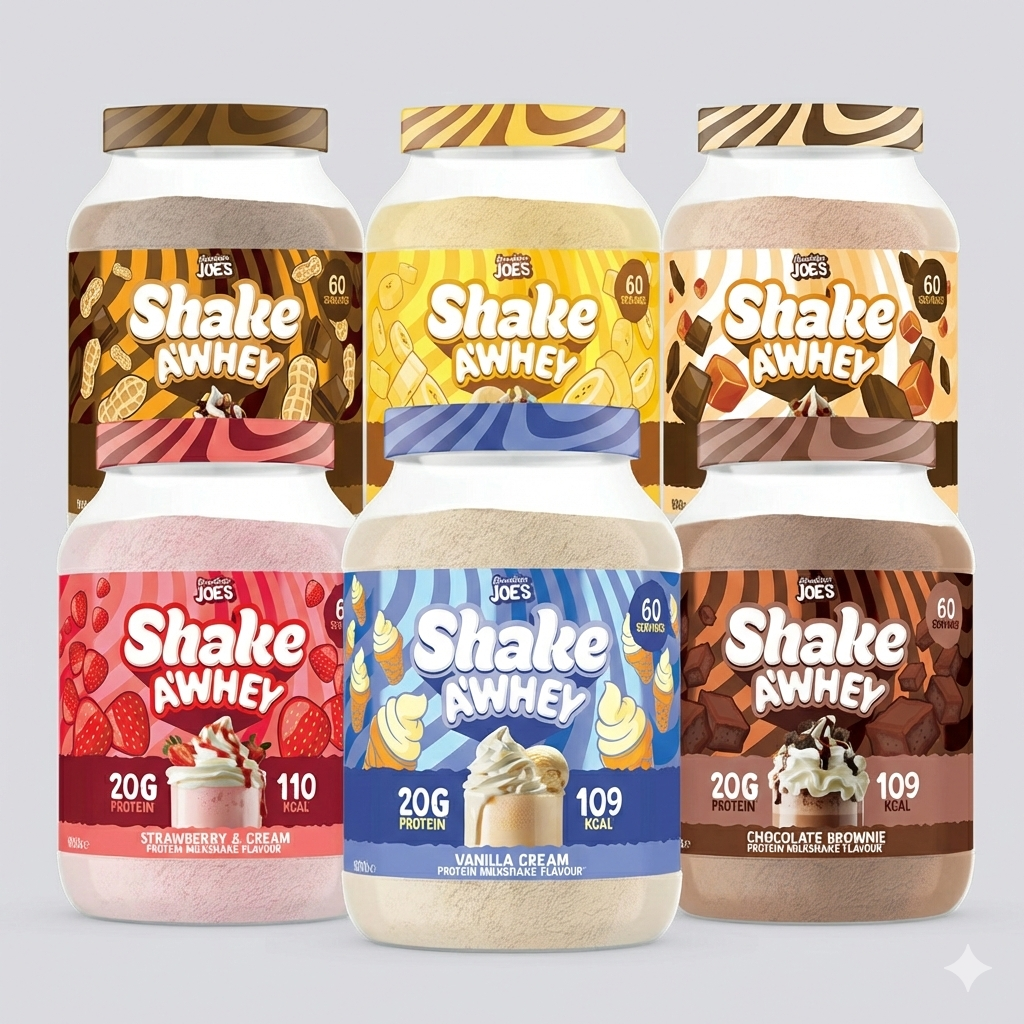 Mountain Joe's SHAKE A'WHEY 1.8kg - MyGymSupplements