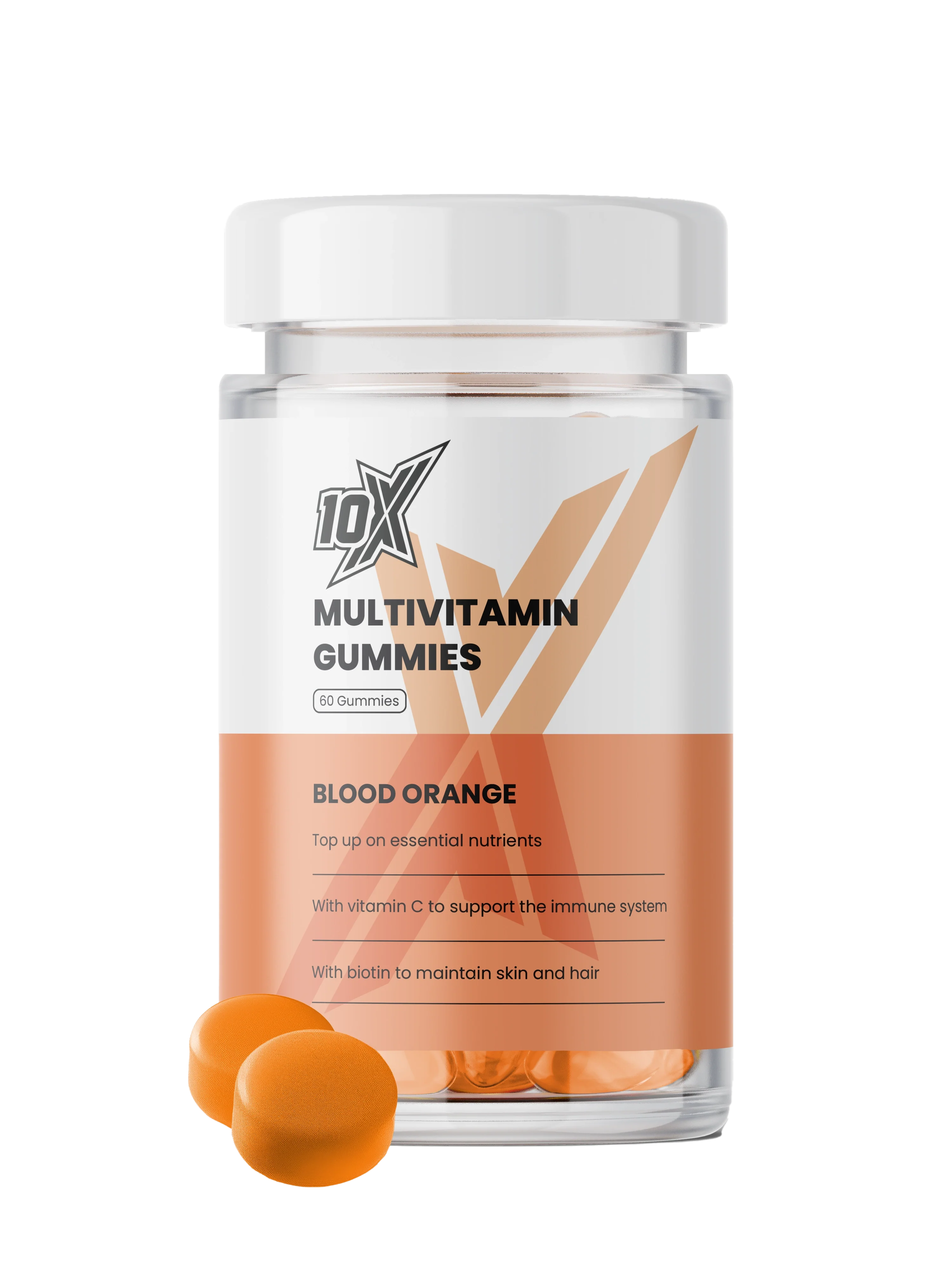 10X Athletic MultiVitamin Gummies 60Softgels