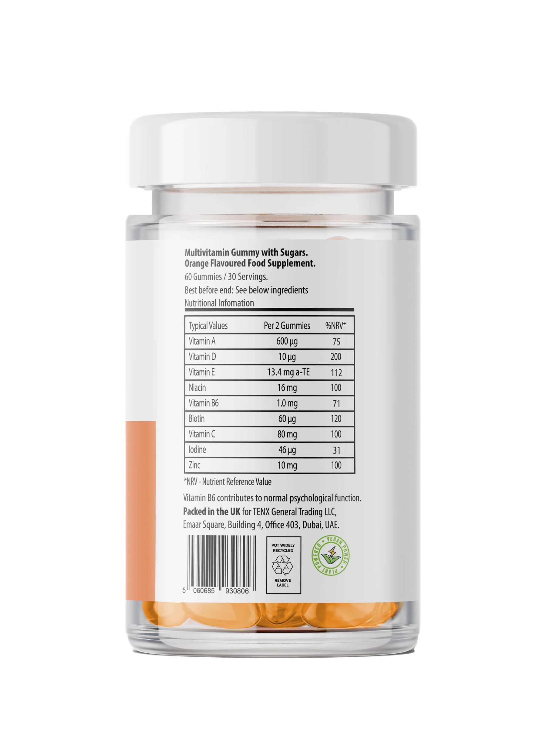 10X Athletic MultiVitamin Gummies 60Softgels