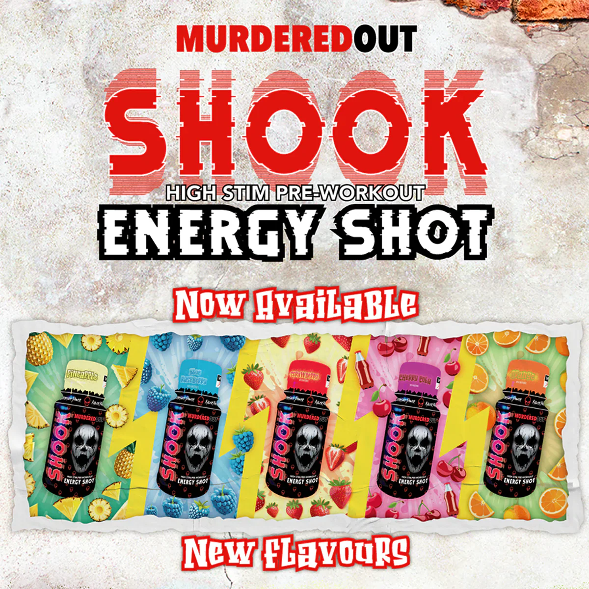 Murdered Out Shook Energy Shot - Pre-Workout Shots