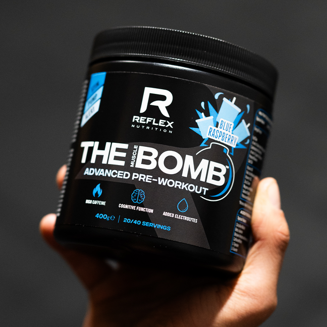 Reflex Nutrition The Muscle Bomb - 400g / Blue Raspberry - Pre-Workout Powder