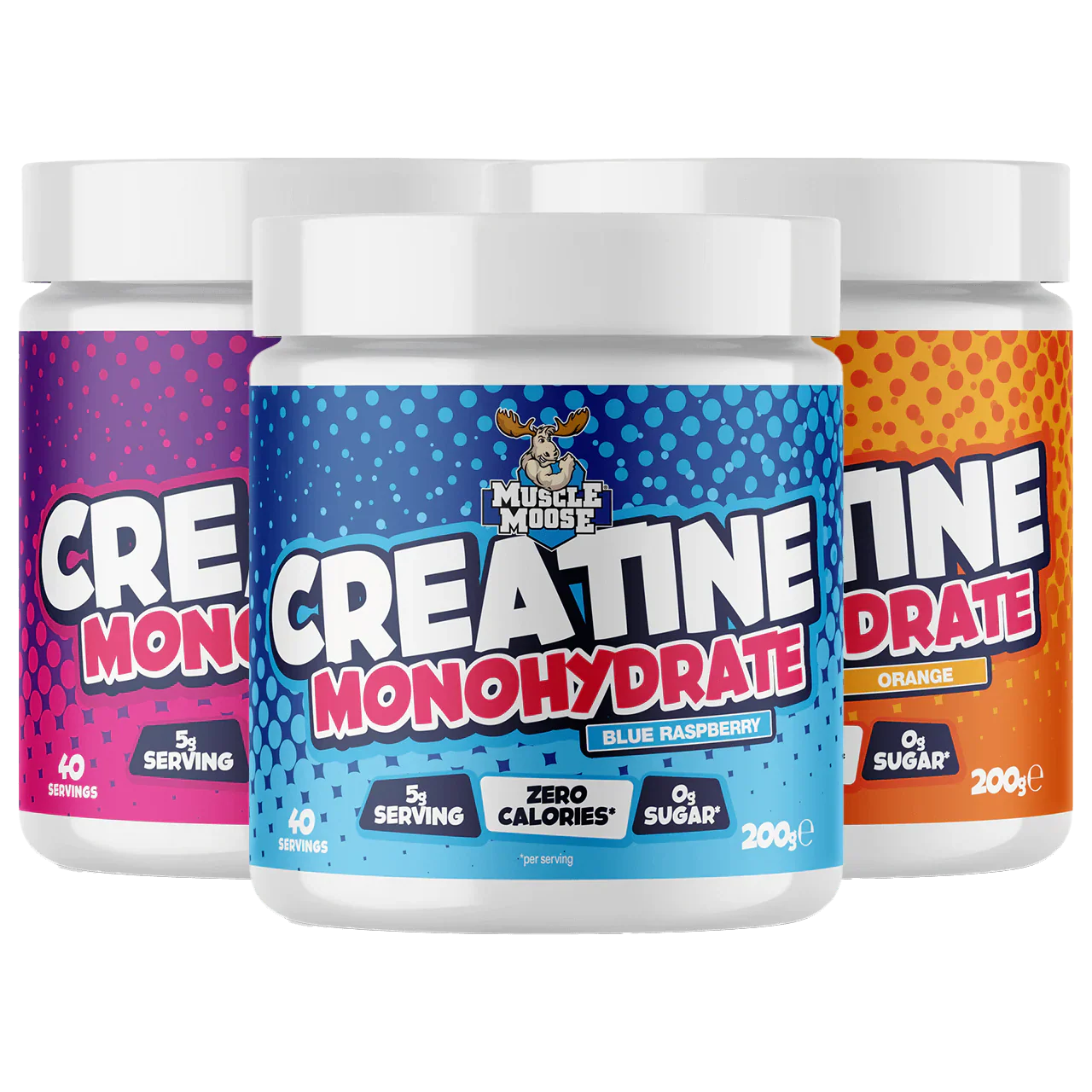 Muscle Moose Creatine Monohydrate (Flavoured) - Creatine Powder