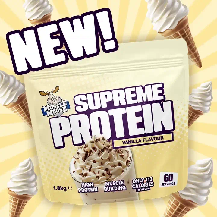 Muscle Moose Supreme Protein - 1.8kg / Vanilla - Whey Protein Powder