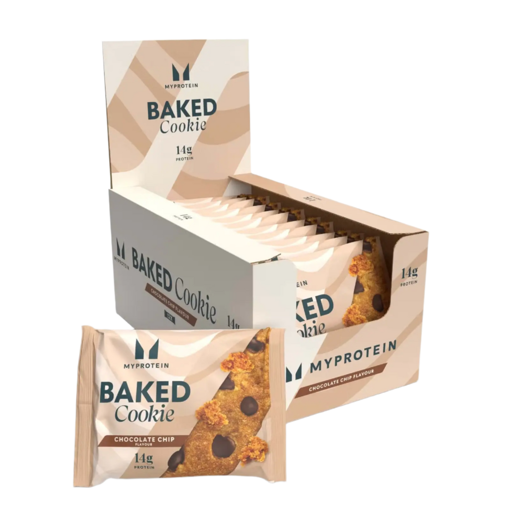MyProtein Baked Cookie - 12x75g / Chocolate Chip - Protein Cookies