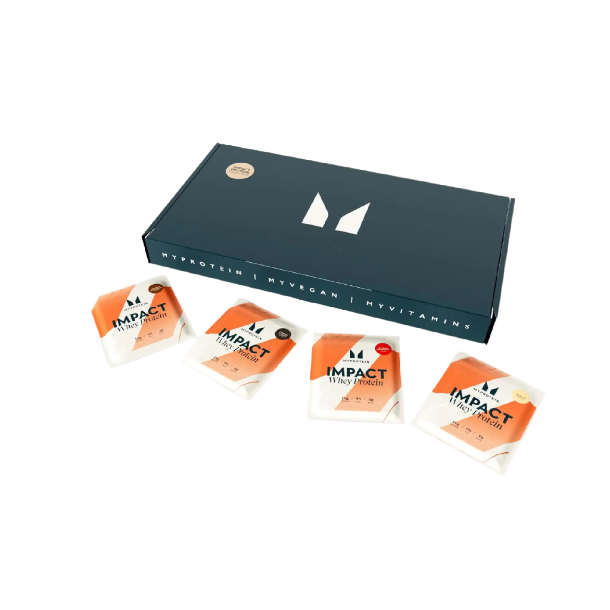 MyProtein Impact Whey Protein Sample Box - 10 x 25g Sachet / Mix - Whey Proteins