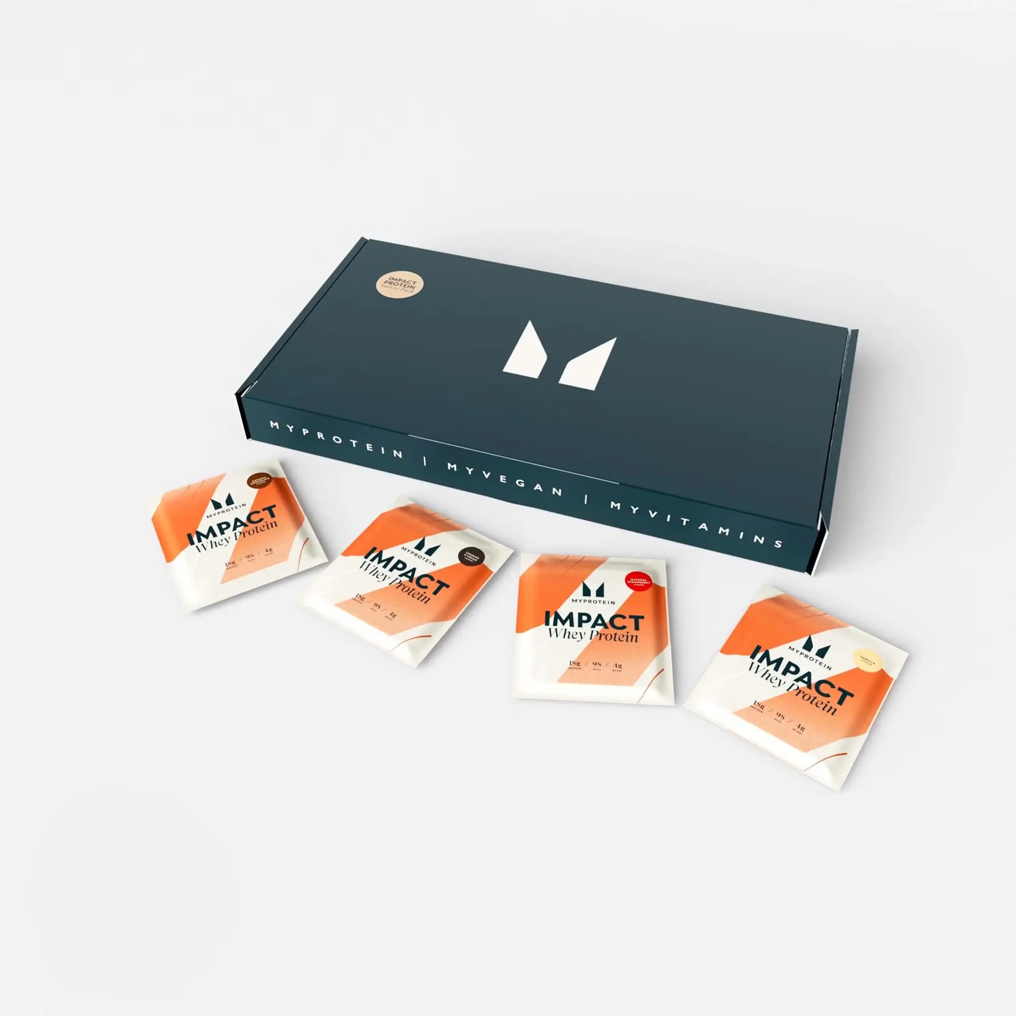 MyProtein Impact Whey Protein Sample Box - 10 x 25g Sachet / Mix - Whey Proteins