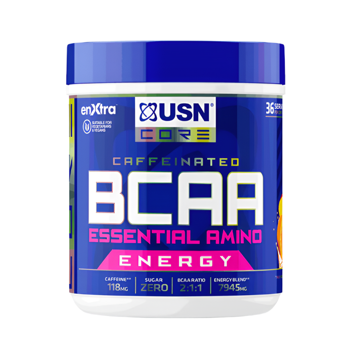 USN BCAA Power Punch Energy - 400g / Orange Mango - Amino Acids Powder