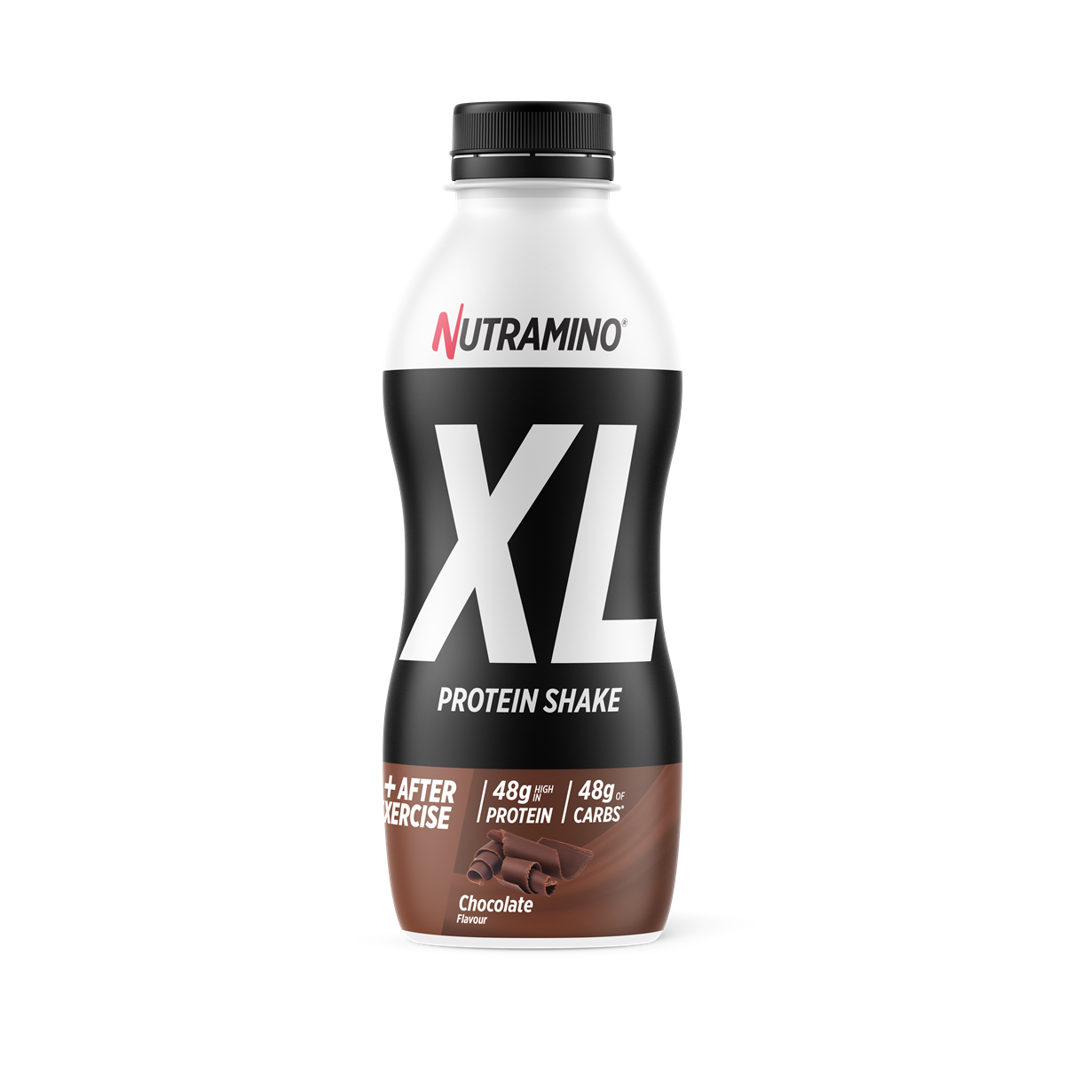 Nutramino Protein XL Shake - 12x475ml / Chocolate - Whey Protein Ready-to-Drinks