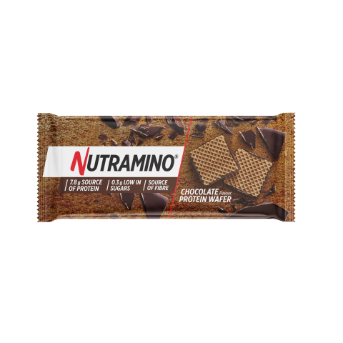 Nutramino Nutra-Go High Protein Low Sugar Wafer - 12x39g / Chocolate - Protein Wafers