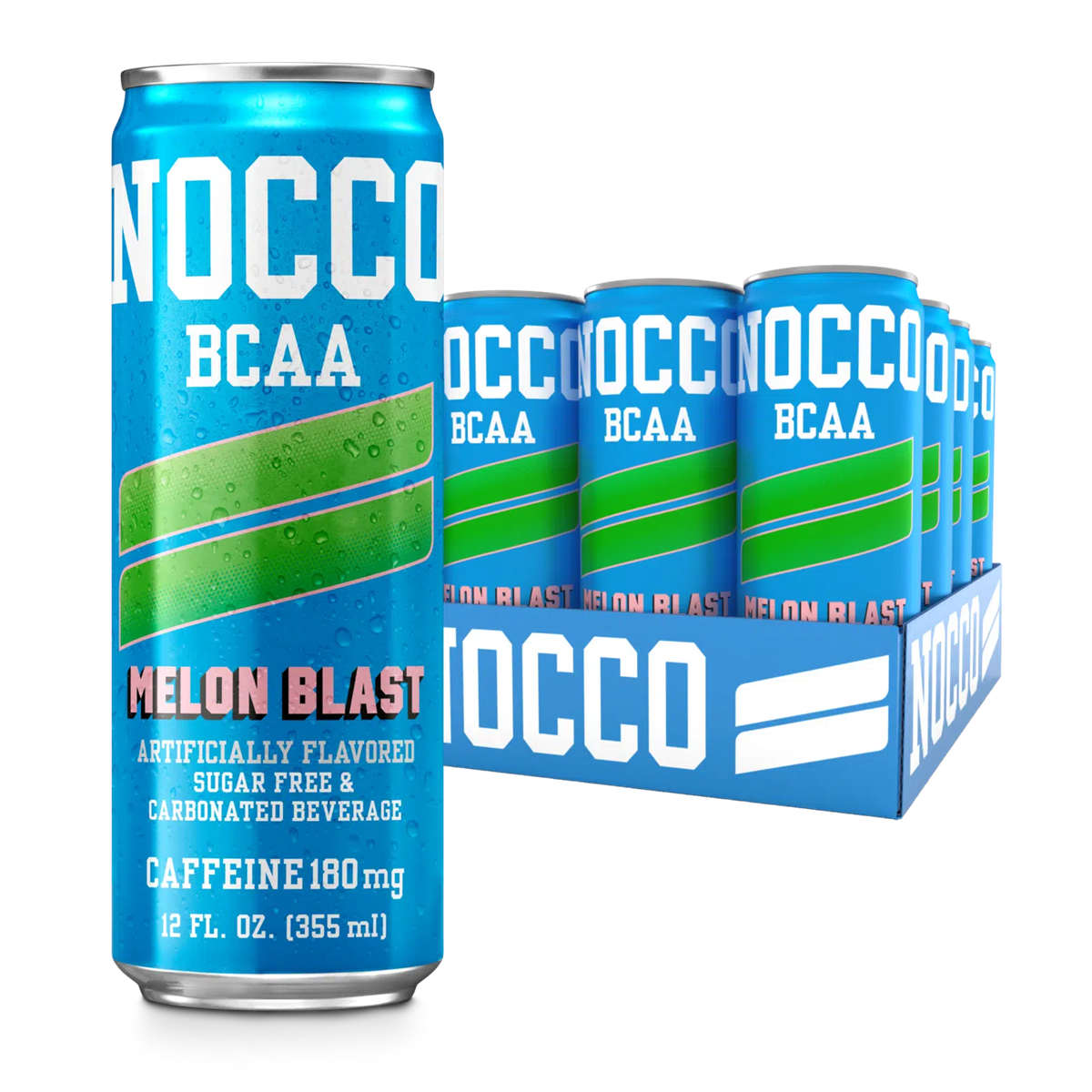 NOCCO BCAA - 12x330ml / Melon Blast - Amino Acids Ready-to-Drinks