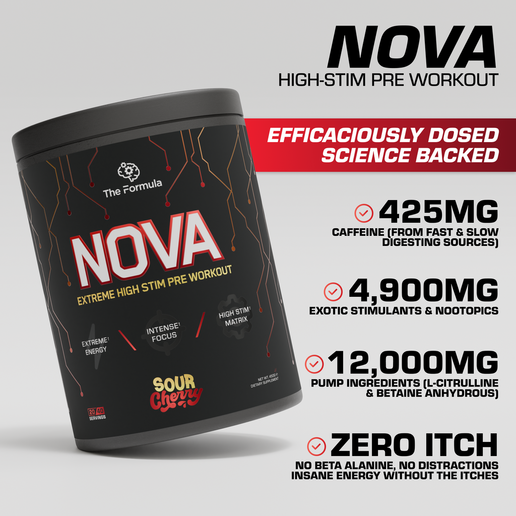 The Formula NOVA High-Stim Pre Workout 450g