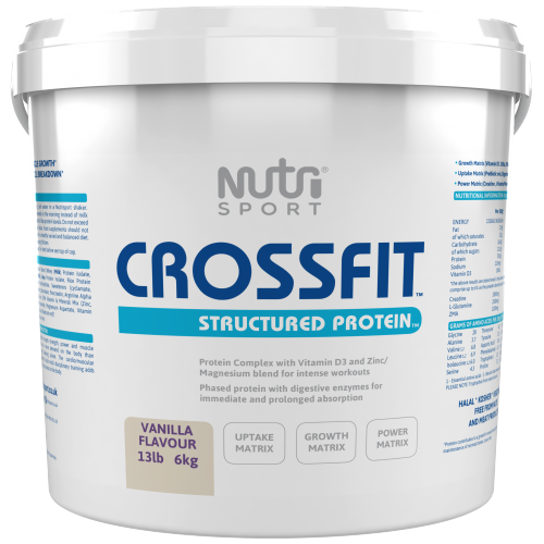 NutriSport Crossfit Structured Protein - 6kg / Banana - Whey Protein Powder