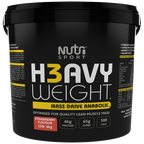 Black tub of NutriSport H3avyweight Mass Drive with growth activation matrix supplement