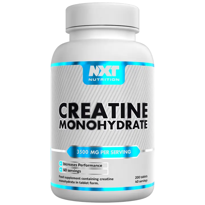 NXT Nutrition Creatine Monohydrate 200 Tabs - MyGymSupplements