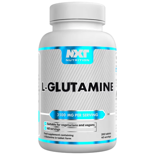 NXT Nutrition Glutamine 200 Tabs - MyGymSupplements