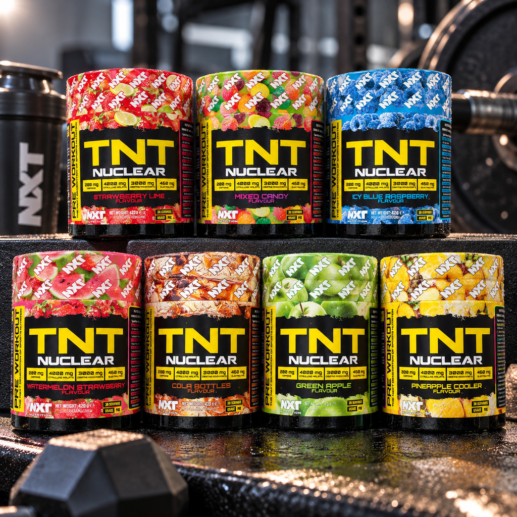 NXT Nutrition TNT Nuclear 420g Pre-Workout | 200mg Caffeine + Creatine