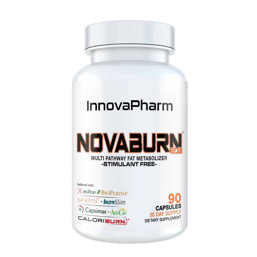 Innovapharm Novaburn 2.0 STIM FREE - 90 Caps - Weight Loss Support Capsules