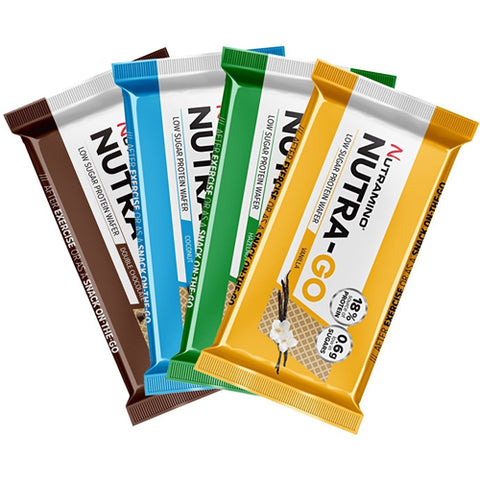 Nutramino Nutra-Go High Protein Low Sugar Wafer - Protein Wafers