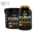 NutriSport H3avyweight Mass Drive anabolic with strawberry flavor, protein, carbs info