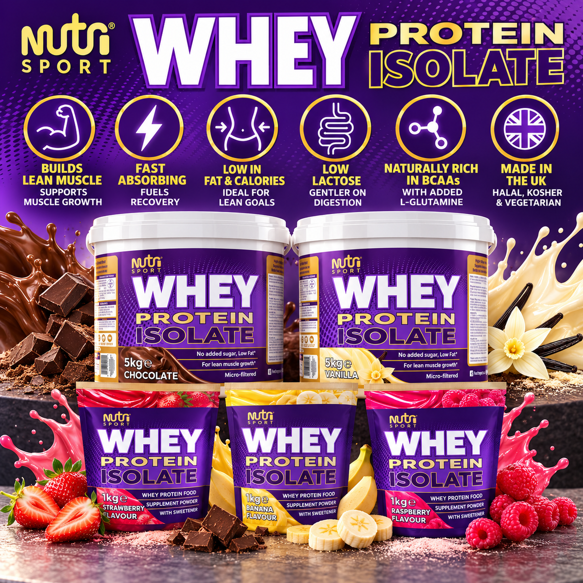 NutriSport Whey Protein Isolate